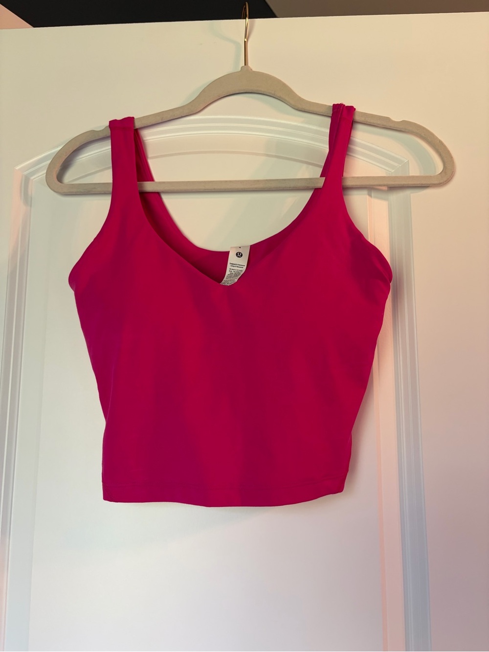 Pink lululemon align tank